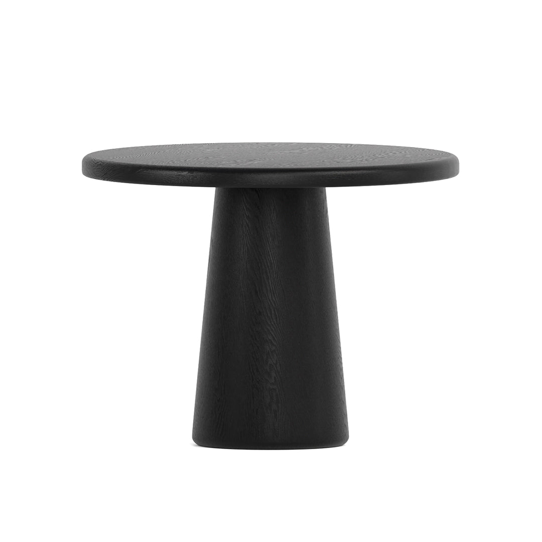 Ahşap Yuvarlak Masa Siyah 100 Cm Çap