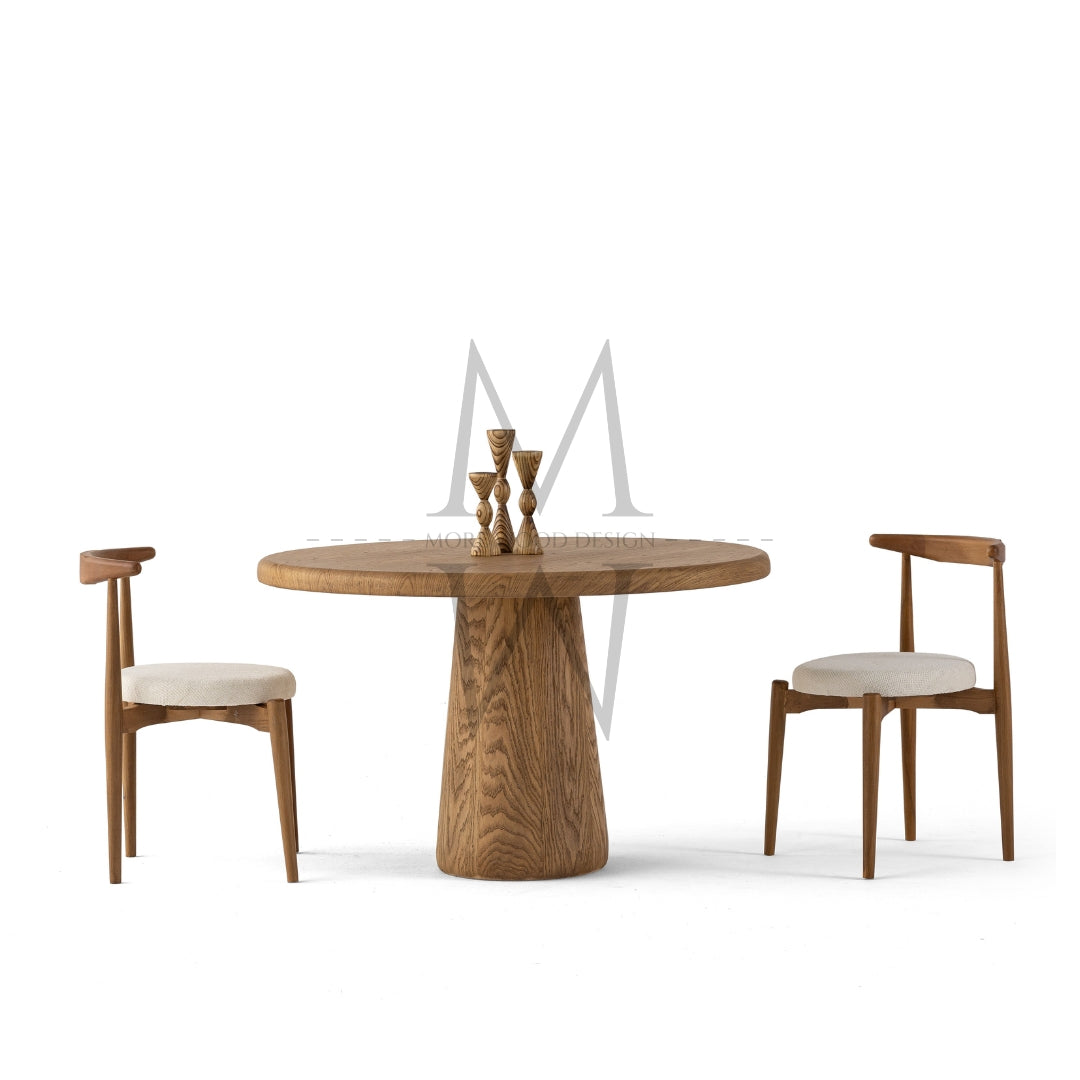 Ahşap Yuvarlak Masa