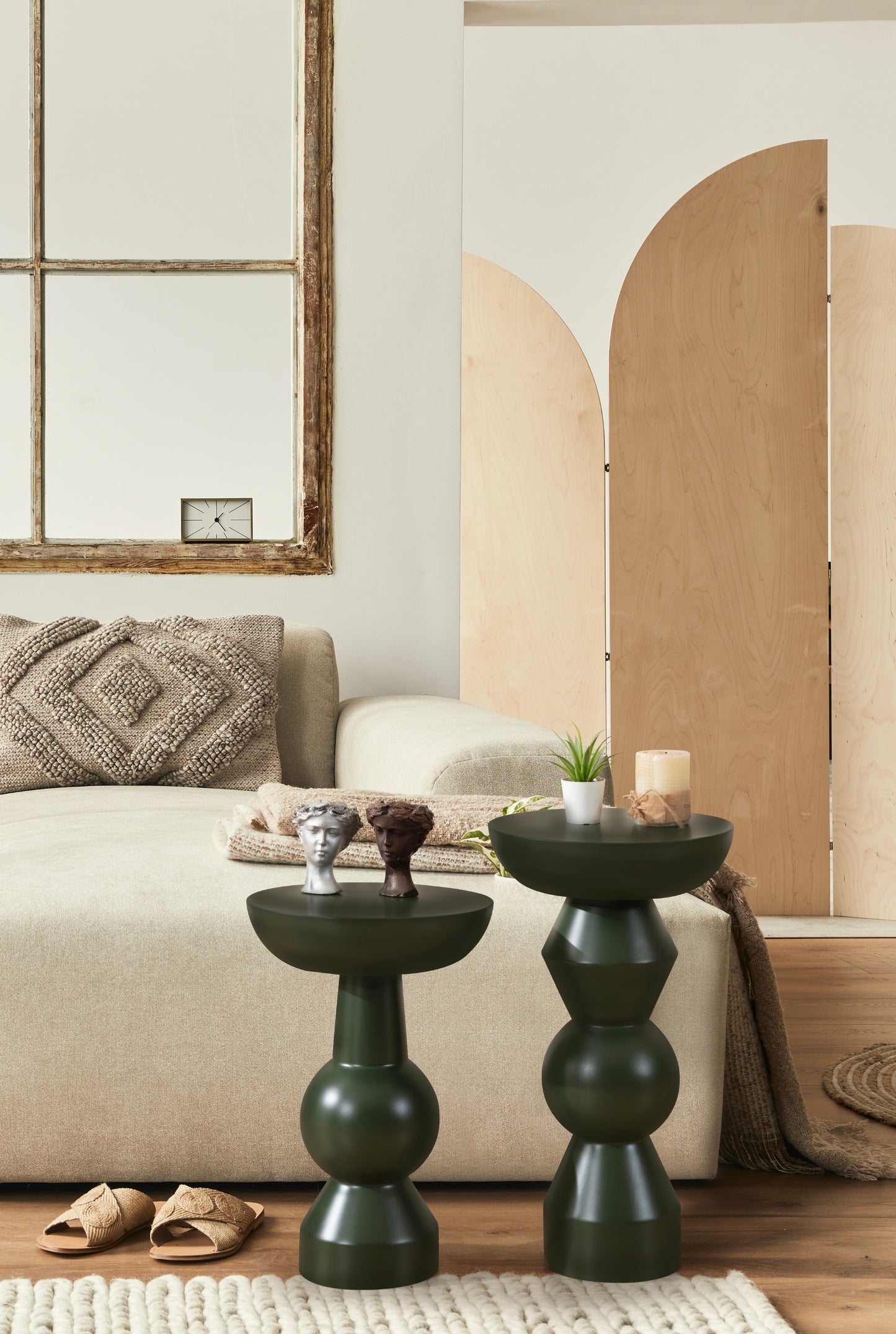 Enva 2'li Ahşap Sehpa