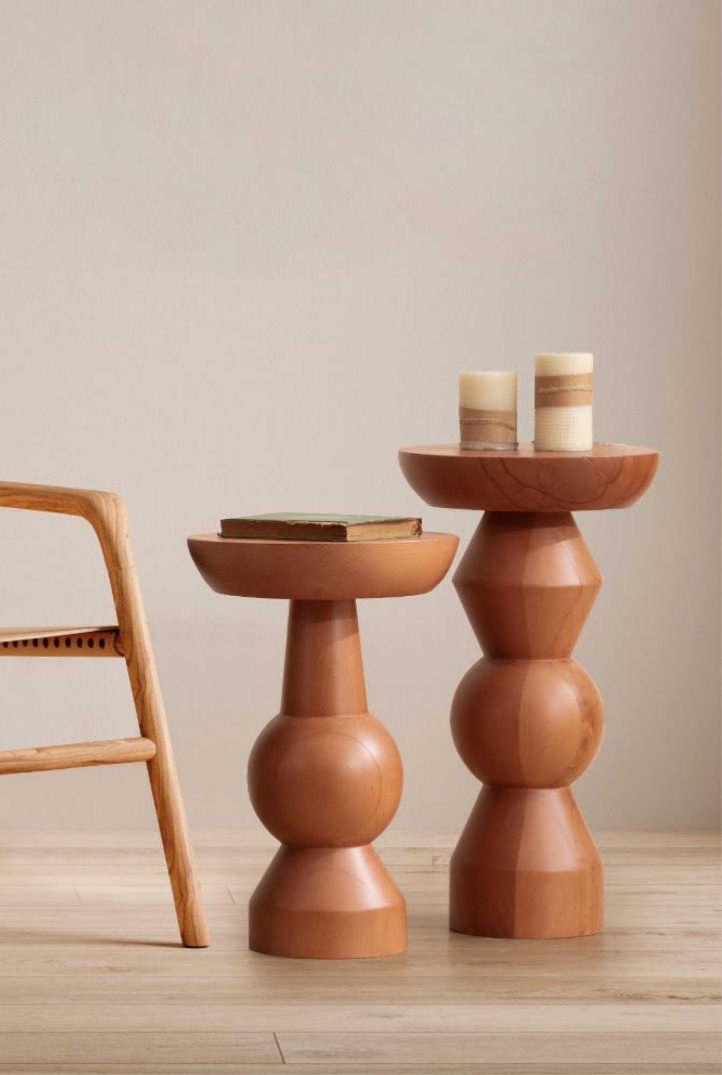 Enva 2'li Ahşap Sehpa