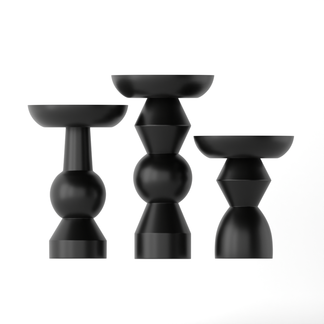 Enva 3'lü Ahşap Sehpa