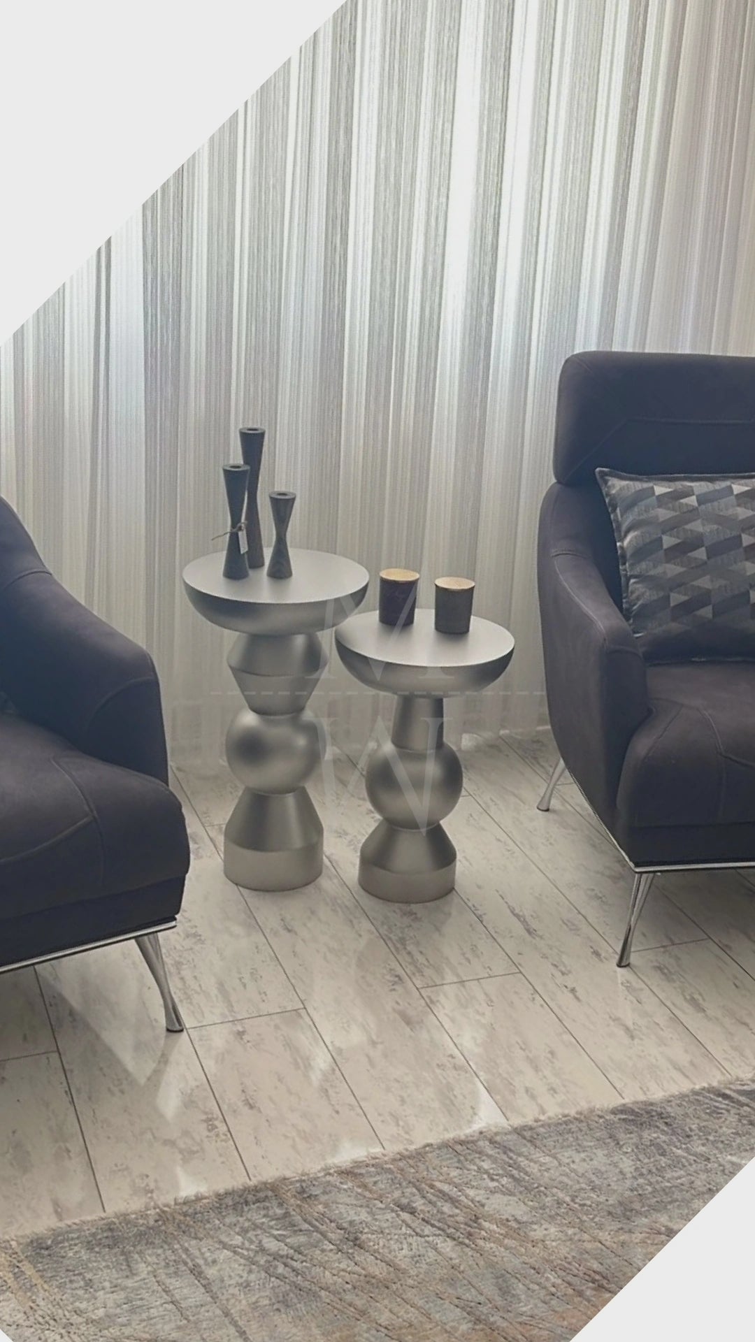 Enva 2'li Ahşap Sehpa