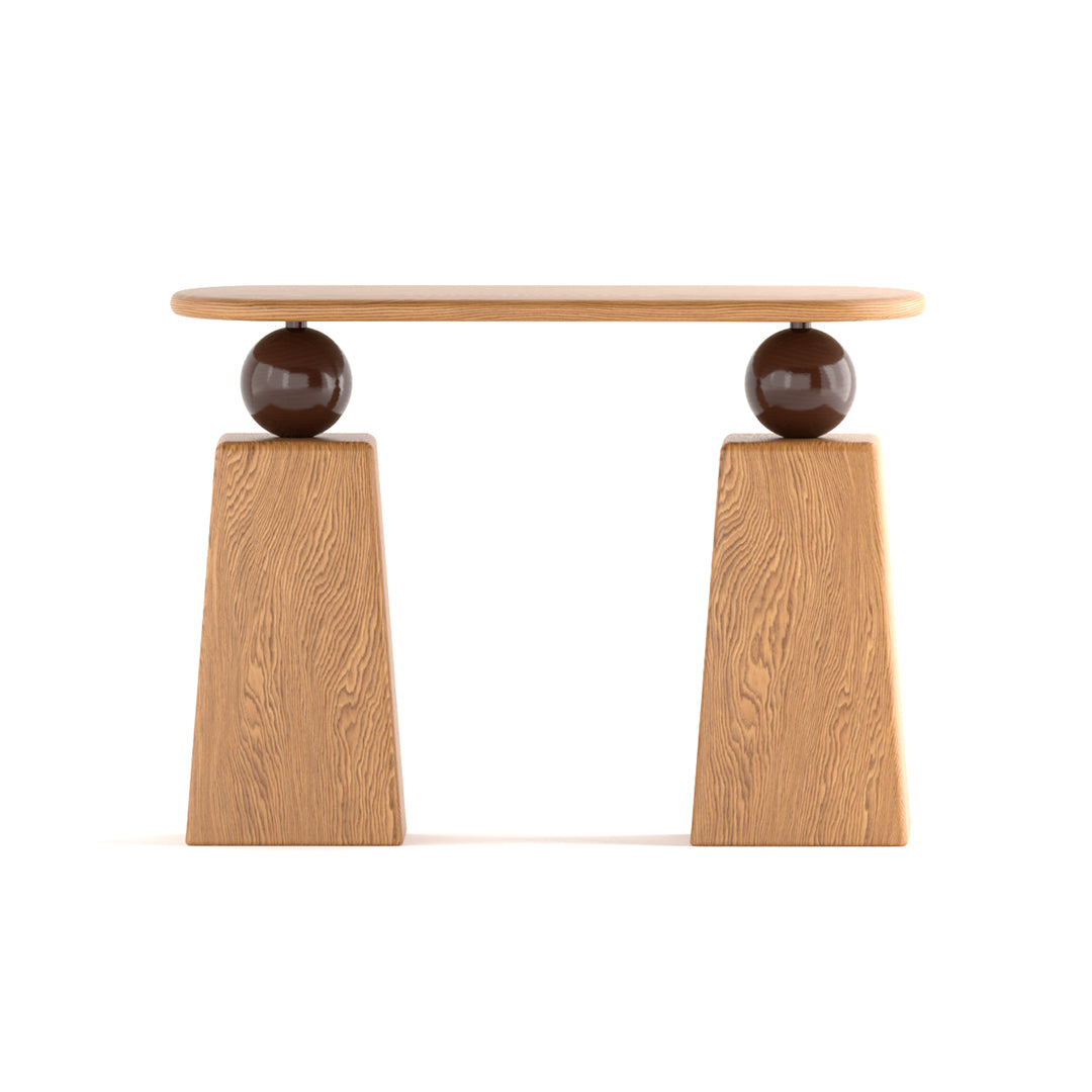 Nik Ahşap Dresuar Naturel