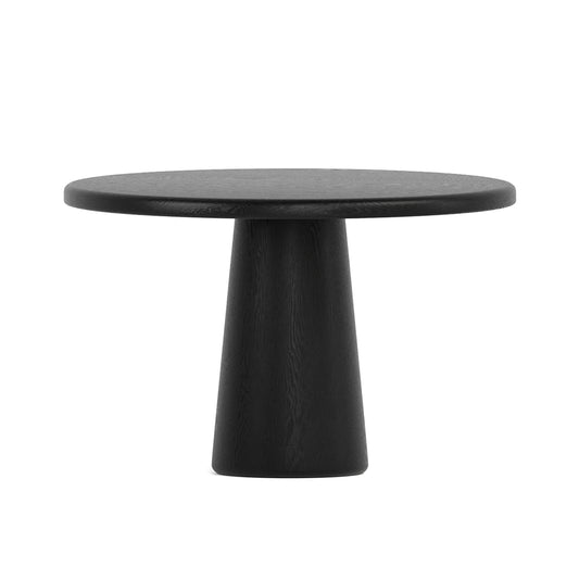 Ahşap Yuvarlak Masa Siyah 120 Cm Çap