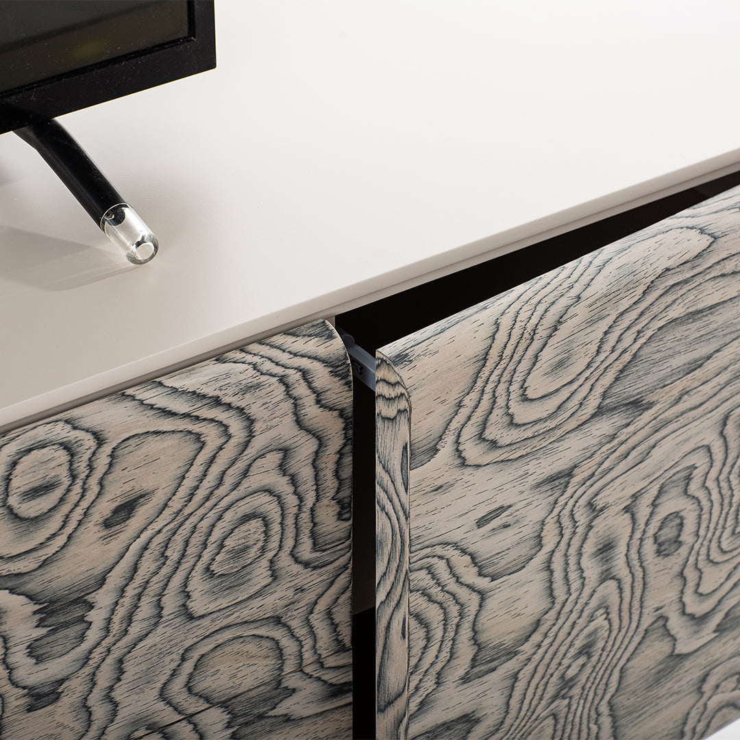 Beha Ahşap Tv Ünitesi Kumtaşı