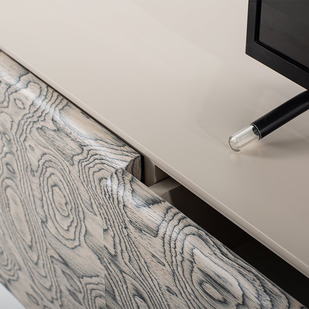 Beha Ahşap Tv Ünitesi Kumtaşı