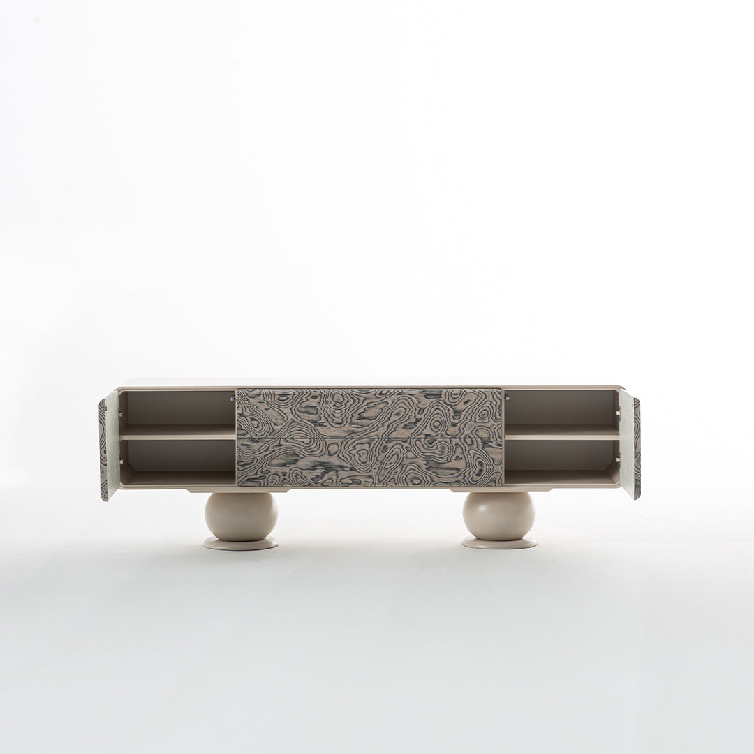 Beha Ahşap Tv Ünitesi Kumtaşı