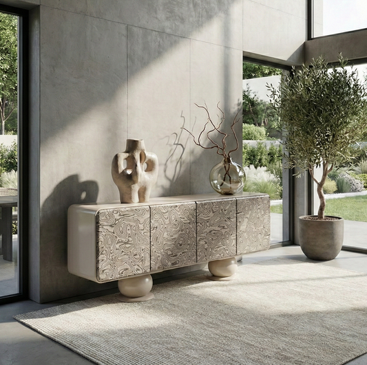 Beha Ahşap Konsol Kumtaşı