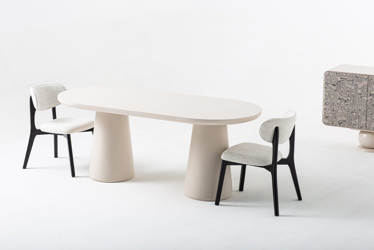 Ahşap Yemek Masası Kumtaşı